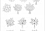 make fine line flower bouquet designs